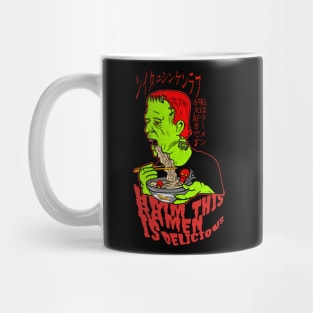 Frankenstein love ramen Mug